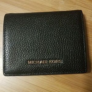 Black michael kors wallet
